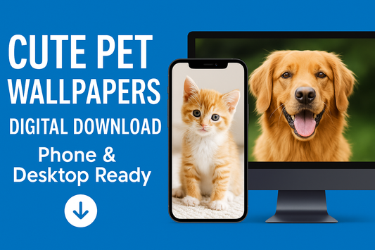 Cute Pet Wallpapers – Digital Download